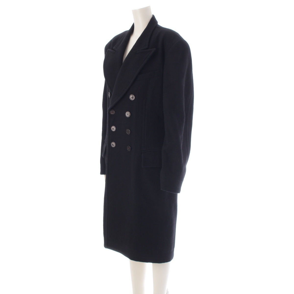 JEAN-PAUL GAULTIER wool Classic long coat outer black 48