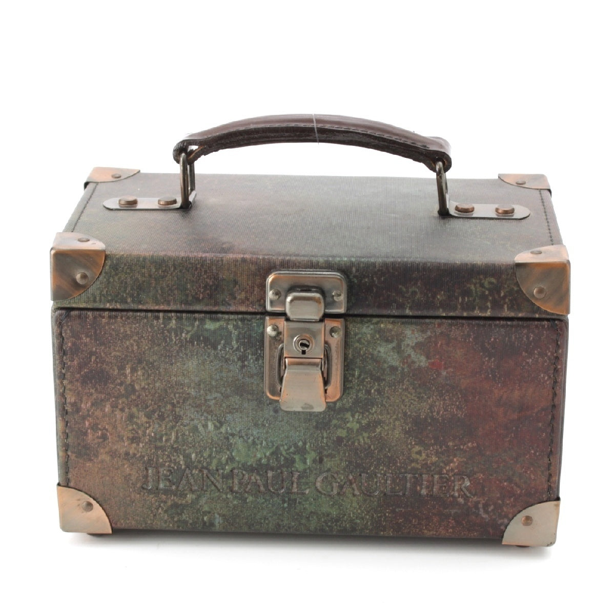 JEAN-PAUL GAULTIER V Cyber Vanity Makeup Box bag Case green