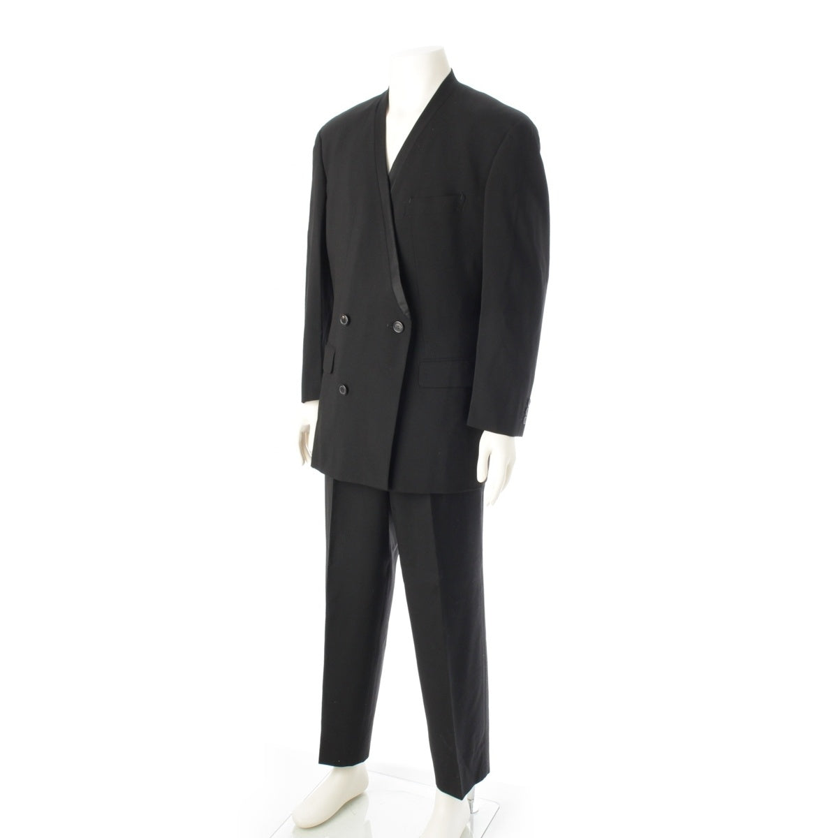 ISSEY MIYAKE wool Double jacket Pants setup ME63-FB463 black M