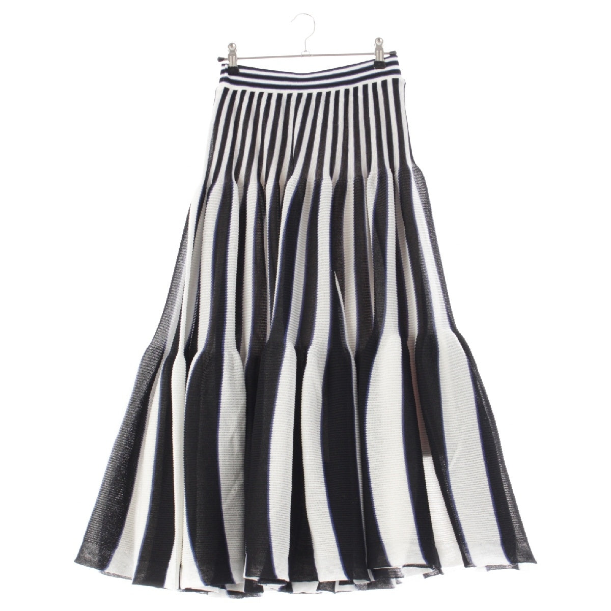 CFCL 24Stainless Steel CASCADES TIERED SKIRT LONG skirt Bottoms CF007KG060 black 1