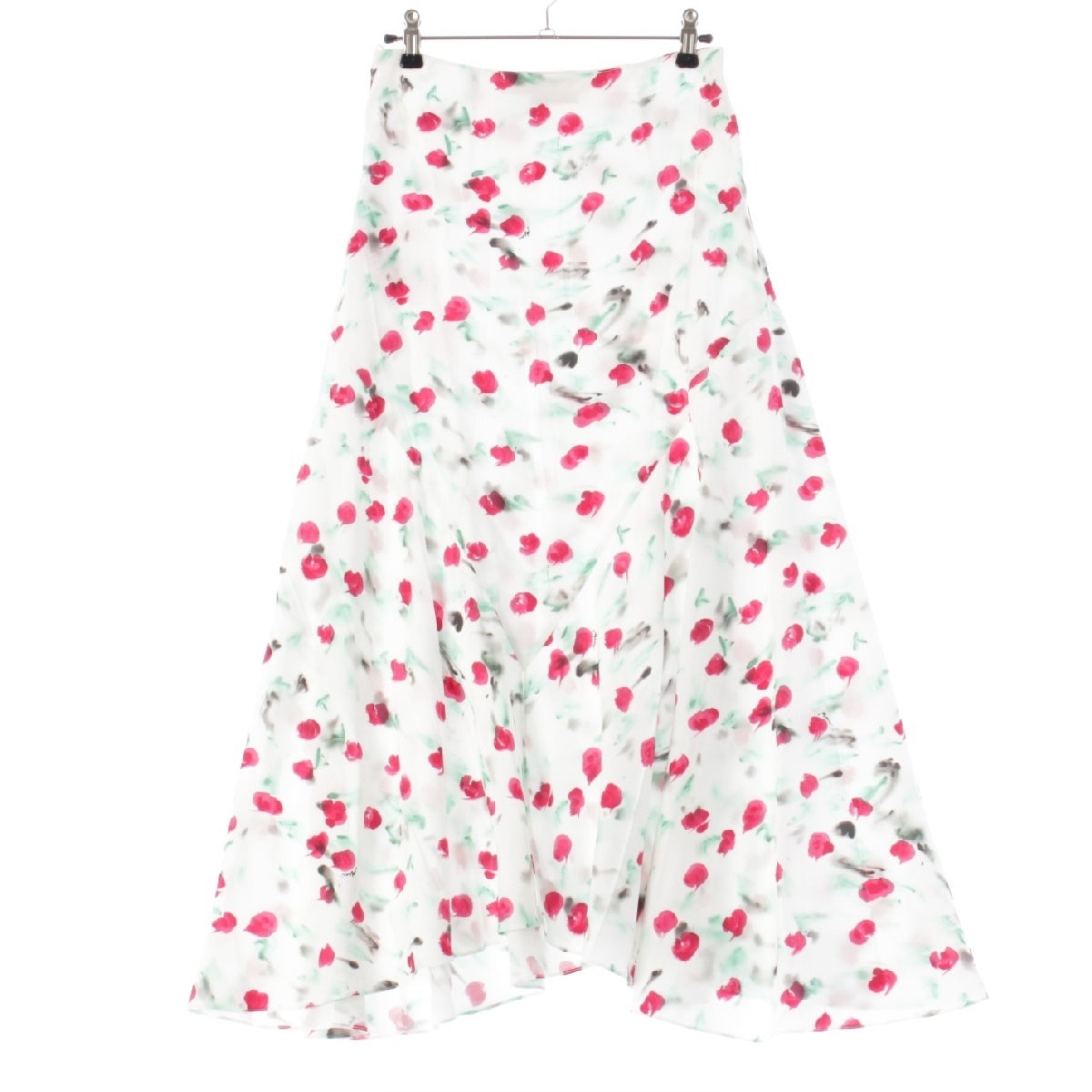 MARNI 24Stainless Steel Flower print skirt Bottoms GOMA0581A0 white 36