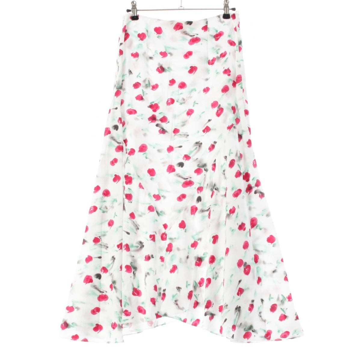 MARNI 24Stainless Steel Flower print skirt Bottoms GOMA0581A0 white 36