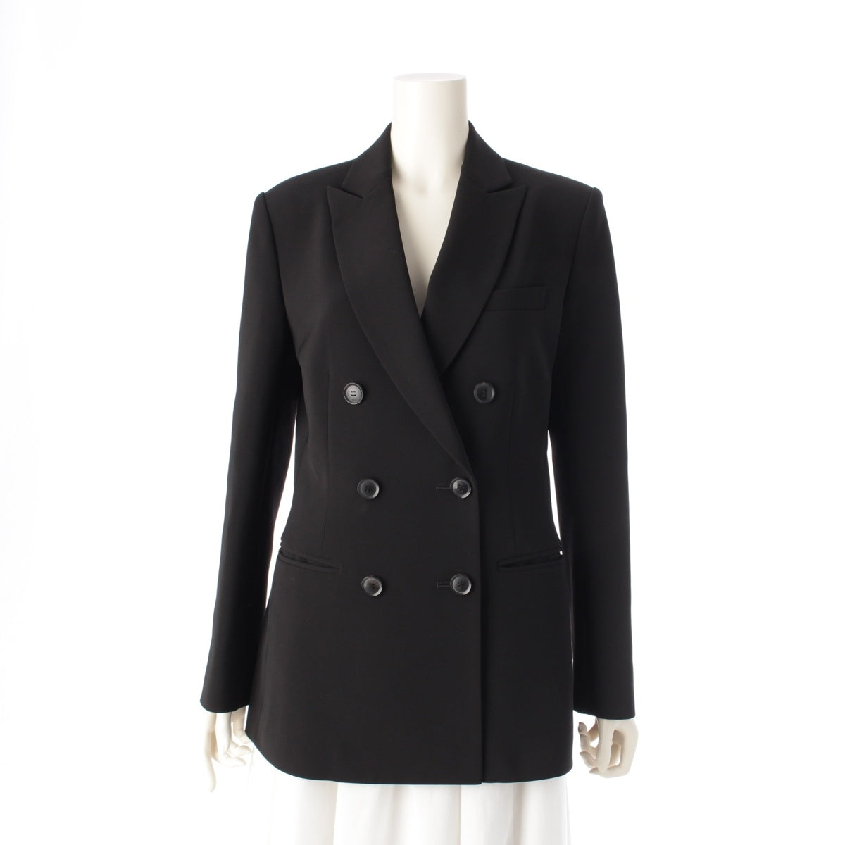 FOXEY NEW YORK 18 years polyester Collection Double Breasted tailored jacket 38965 black 42