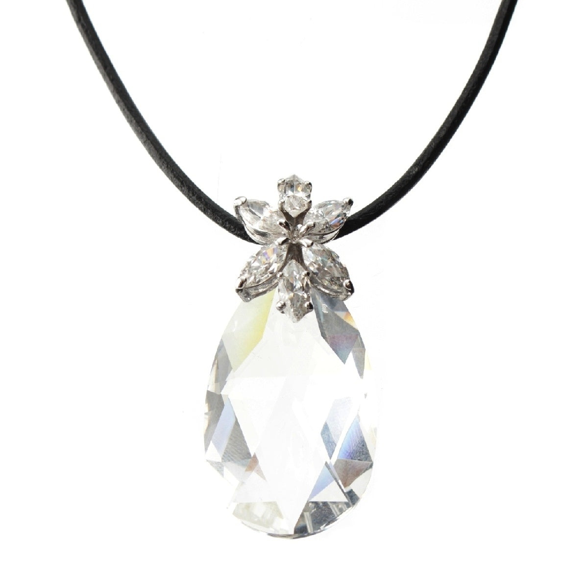 FOXEY GPSilver Rhinestone Boutique Crystal Moon CRYSTAL MOON Chain 2WAY Bijou Necklace 2-piece set of accessories 25772 Silver