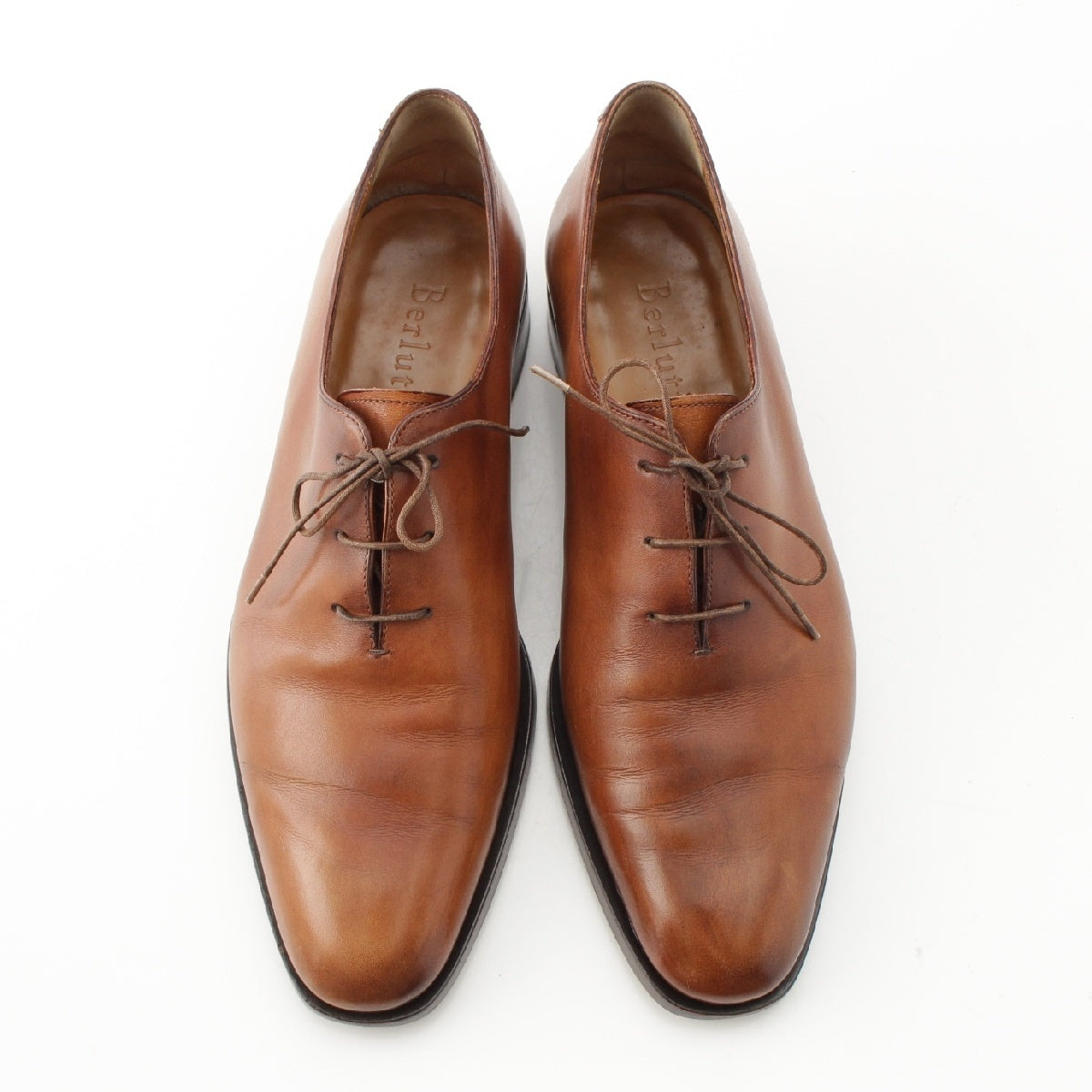 Berluti Alessandro leather Patine Dress shoes Business Leather Shoes Brown 8