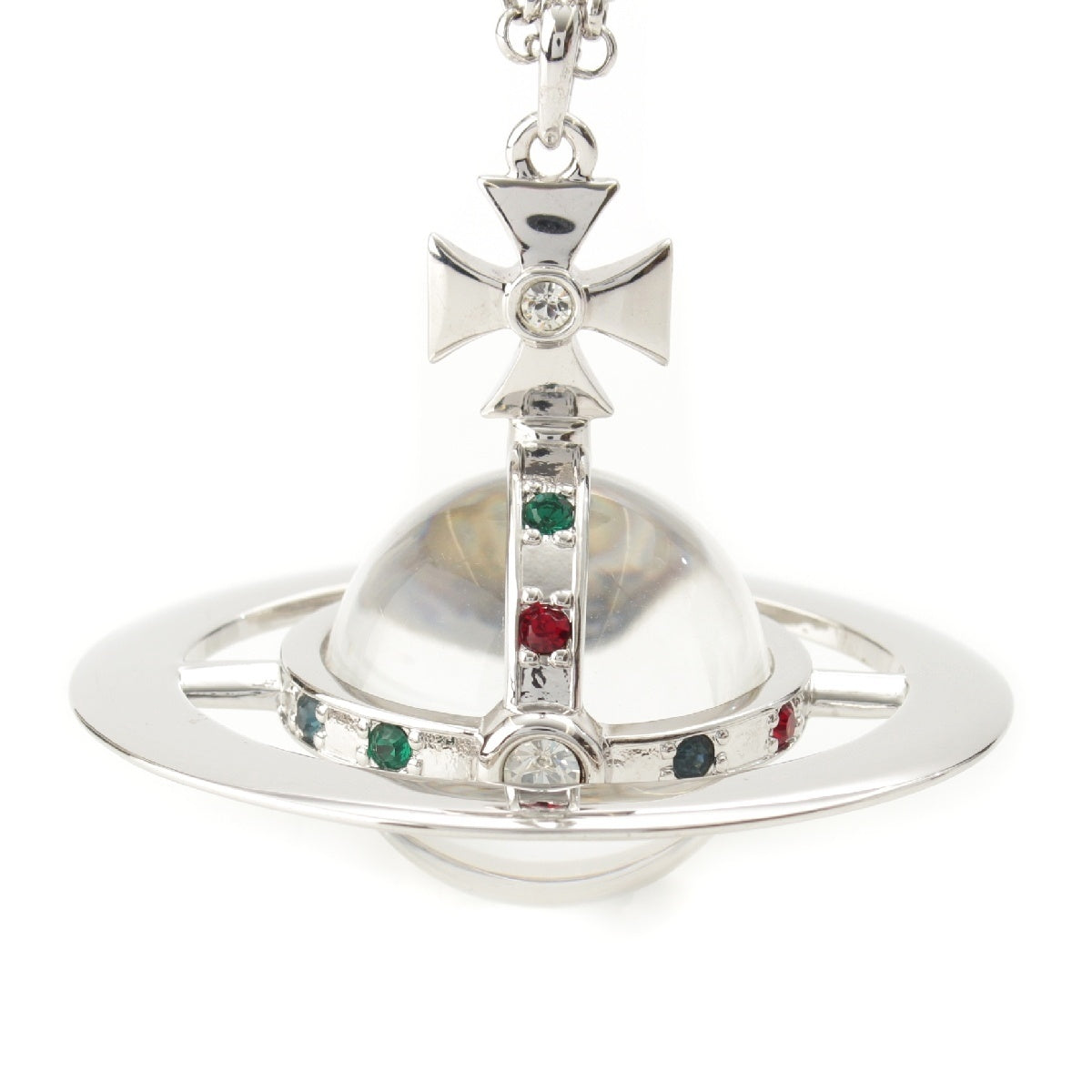 Vivienne Westwood Giant Orb Old model, no satellite mark on the back Necklace Pendant accessories Silver