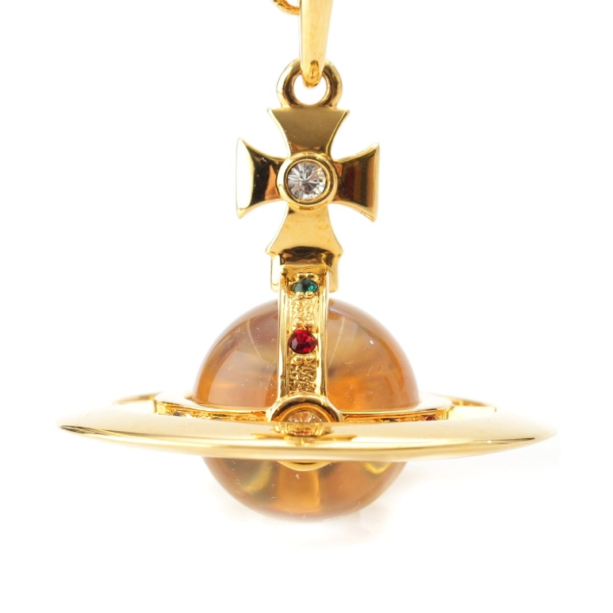 Vivienne Westwood Small Orb Old model, no satellite back engraving Necklace Pendant accessories gold