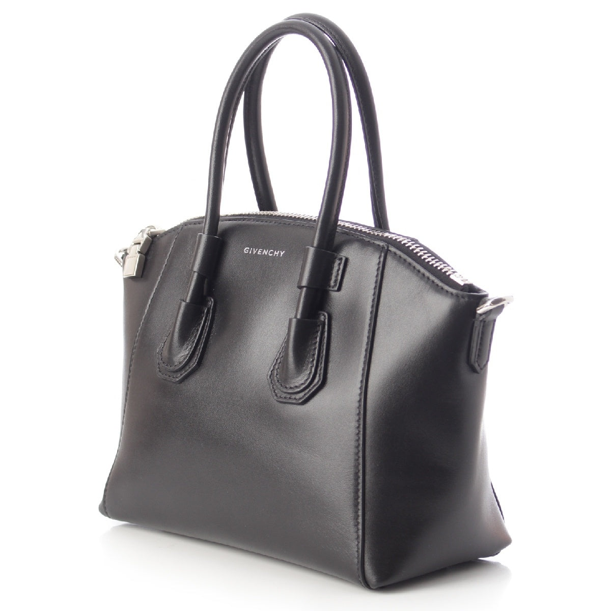 GIVENCHY Antigona Sport Mini leather Logo 2WAY shoulder Handbag black