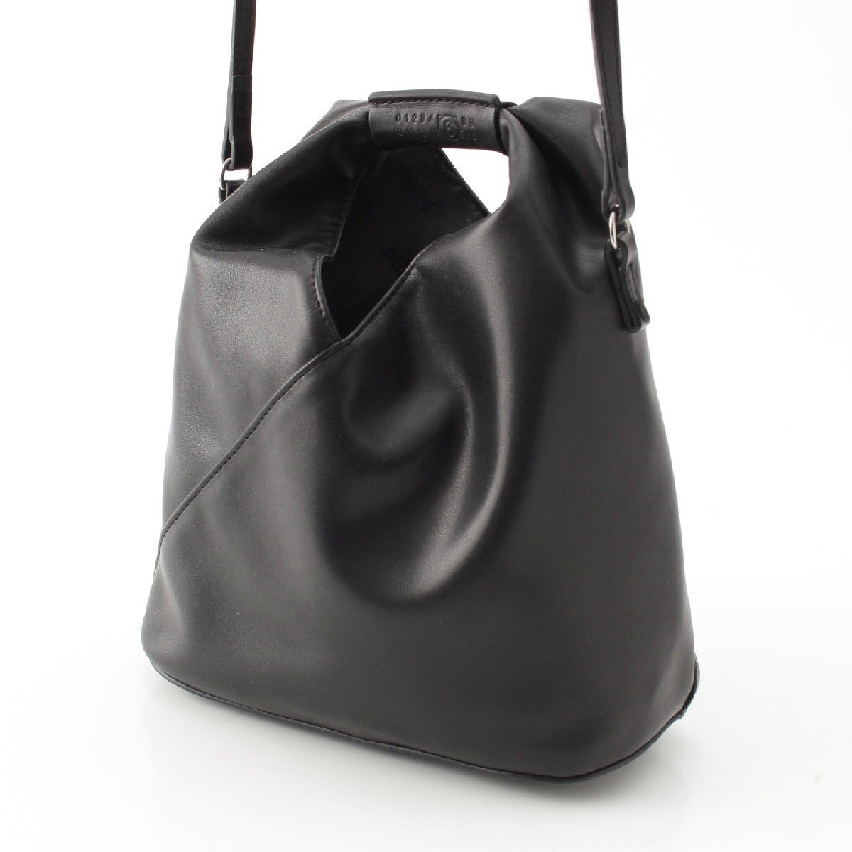 MM6 leather Japanese 2WAY Shoulder Bag SB6WD0026 black
