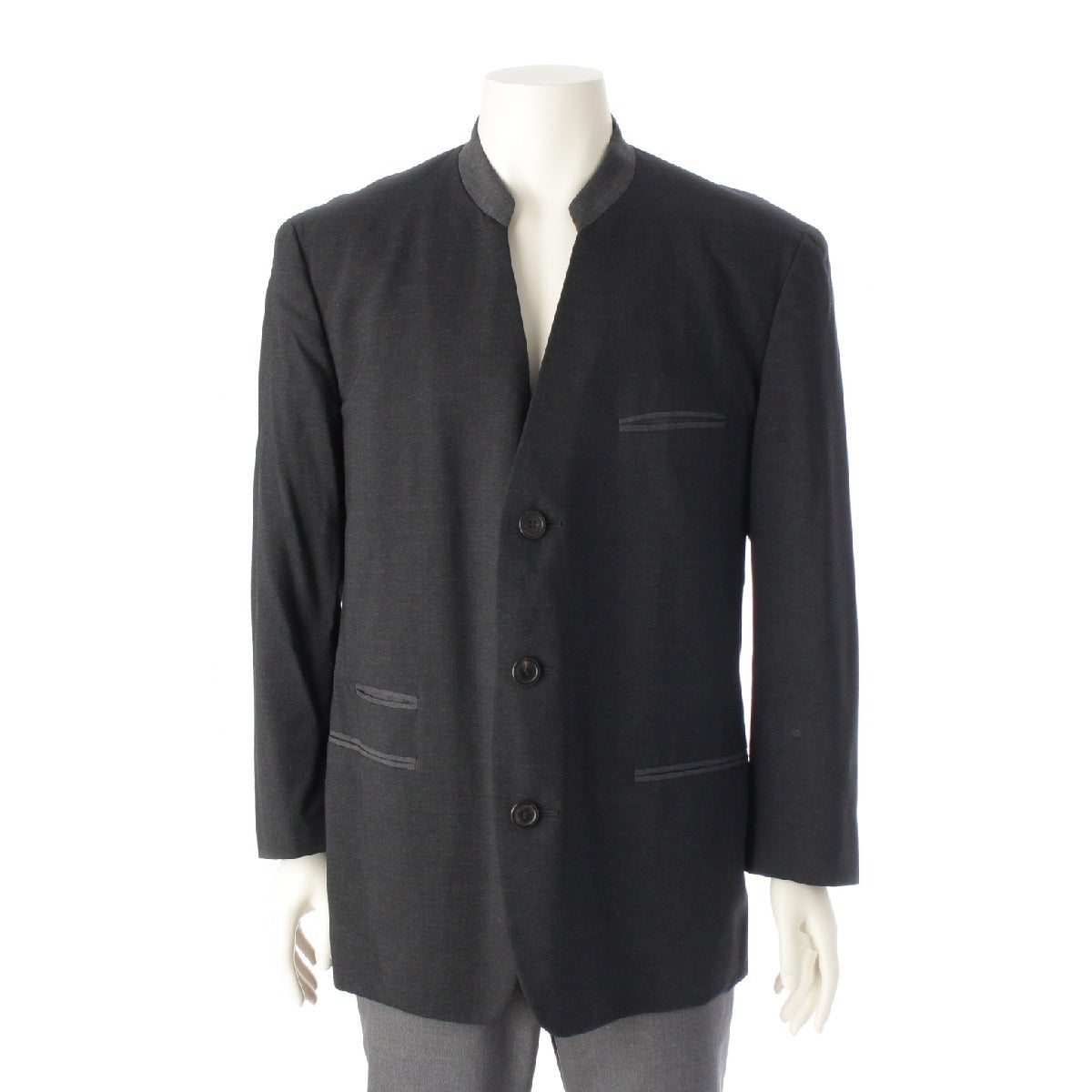 ISSEY MIYAKE Stand collar design Jacket ME21-FD021 black M