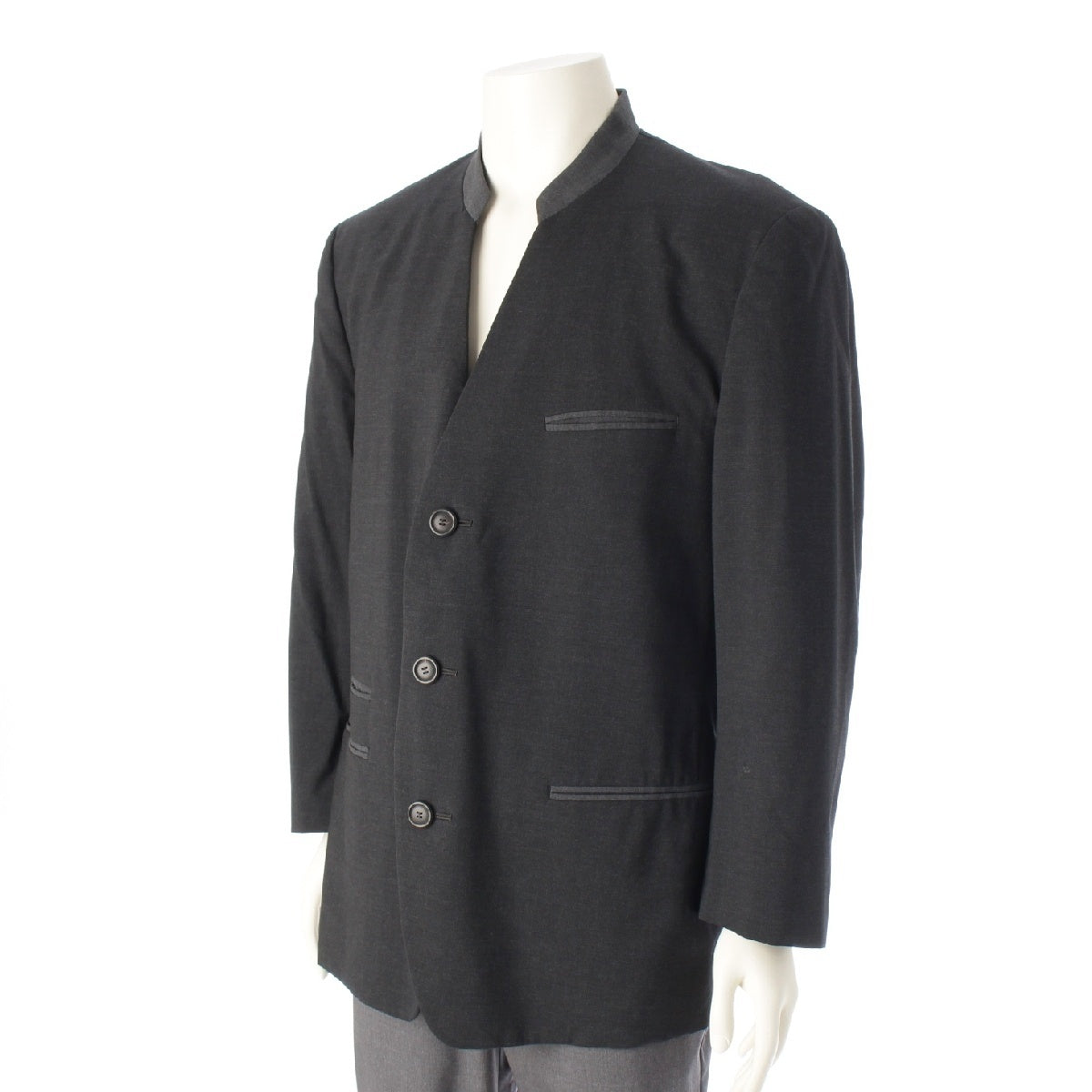 ISSEY MIYAKE Stand collar design Jacket ME21-FD021 black M