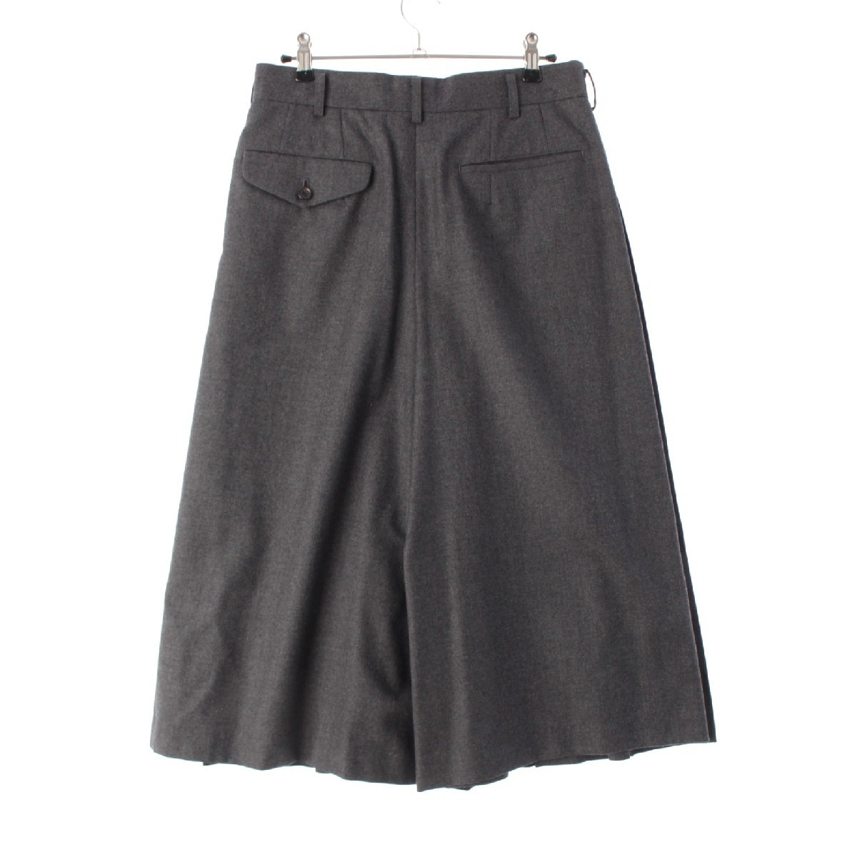 COMME des GARCONS AD2013 wool HakamaPleated Pants Culotte GL-S008  gray XS