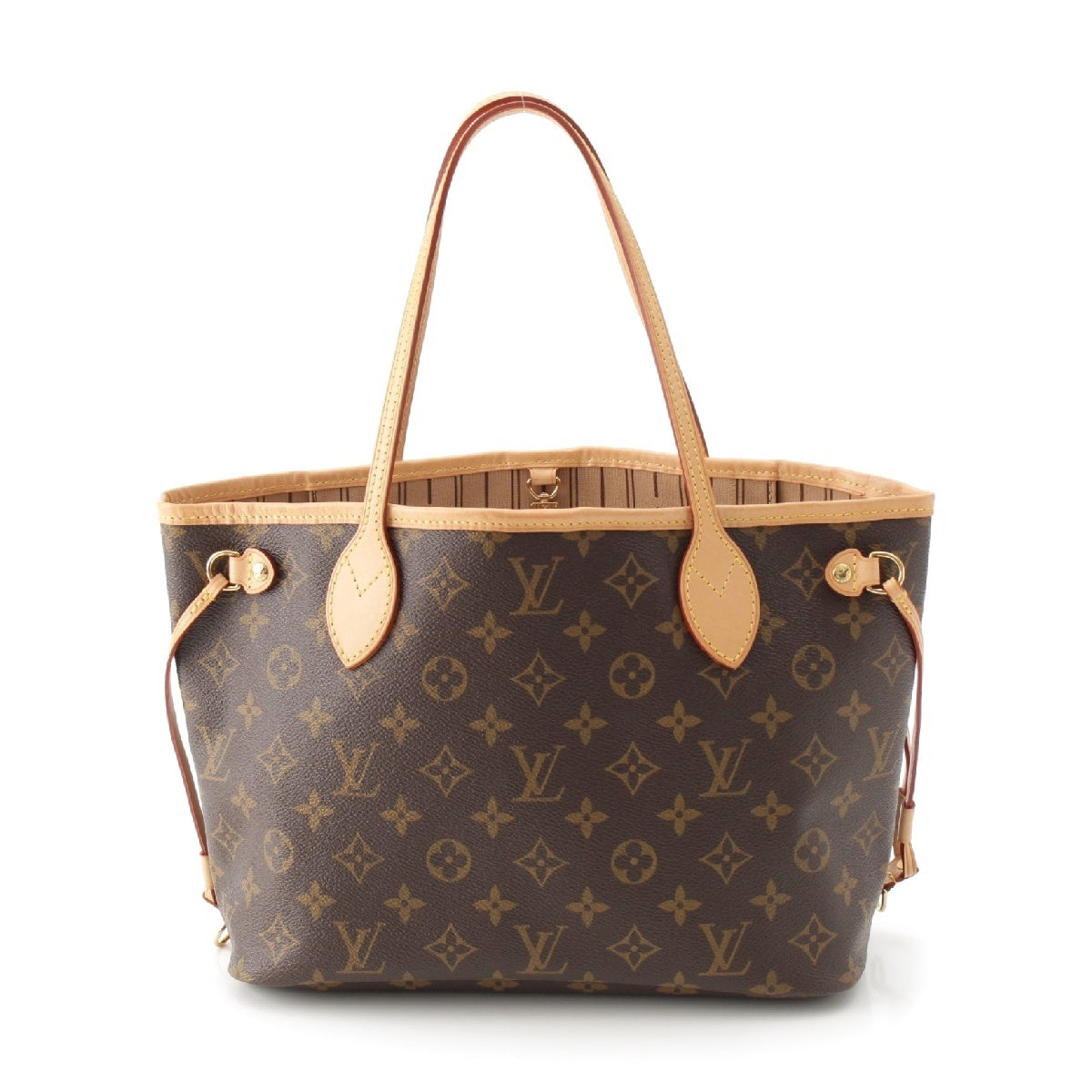 LOUIS VUITTON Monogram canvas Never full PM Tote Bag M40155 Brown