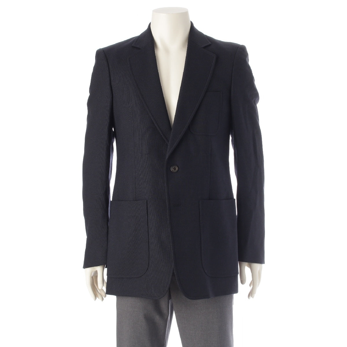 MARTIN MARGIELA 99AW 10 cotton Vintage Orizzonti Single 2B tailored jacket outer Dark navy 46