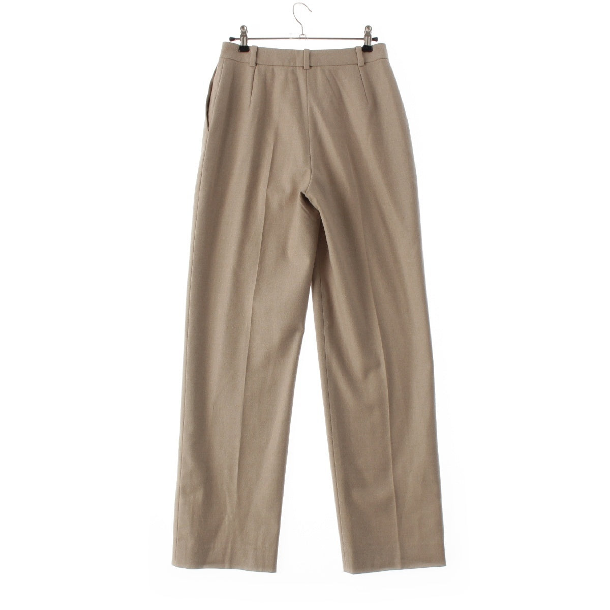 HERMES Margiela period wool H button Pants Slacks Bottoms beige 36