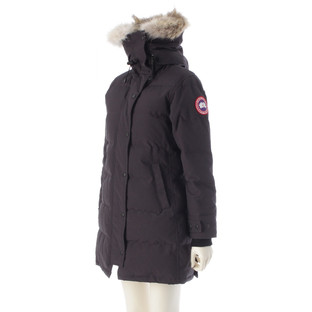 CANADA GOOSE Shelburne Parka Fusion Fit Heritage cotton Fur hood down coat Jacket outerwear 3802L black XS