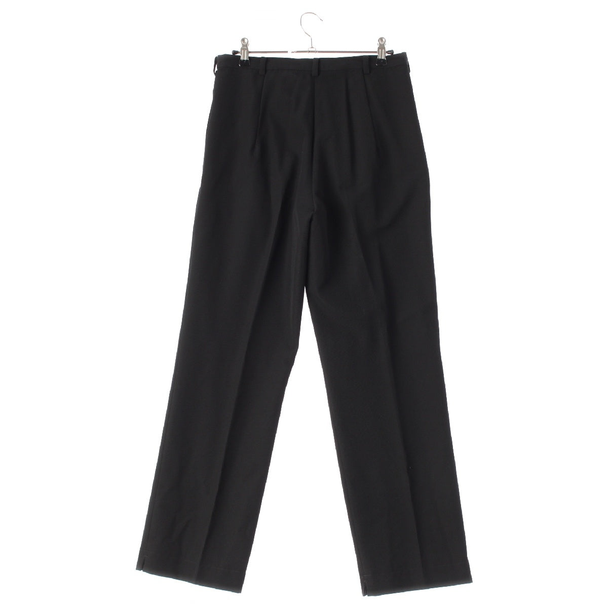 Y's Youji Yamamoto wool slacks Pants Side slit YS-P02-100 black 3