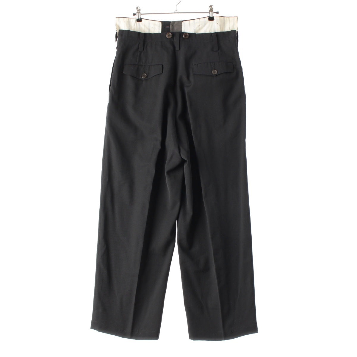 Y's Youji Yamamoto wool Pants black