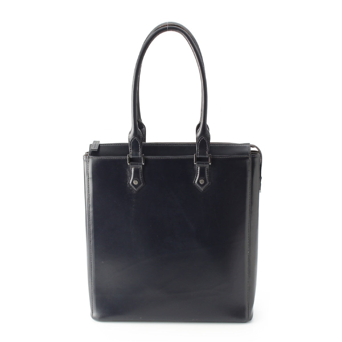 COCOMEISTER leather Bridle Abraham Tote Bag black
