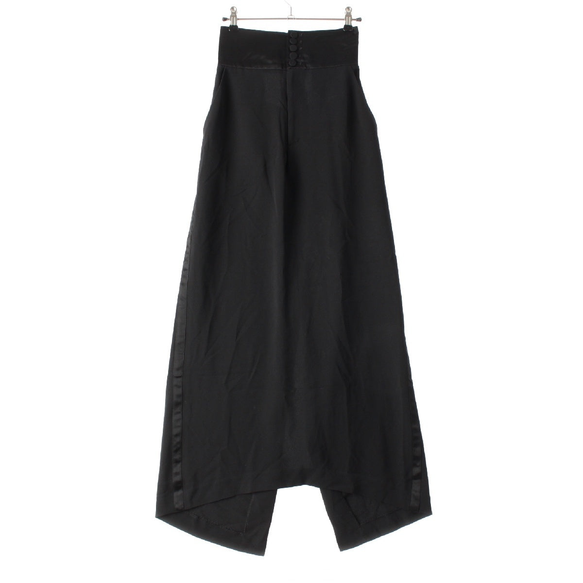 JEAN-PAUL GAULTIER Fem Vintage Cinch Back Tuxedo skirt black 40