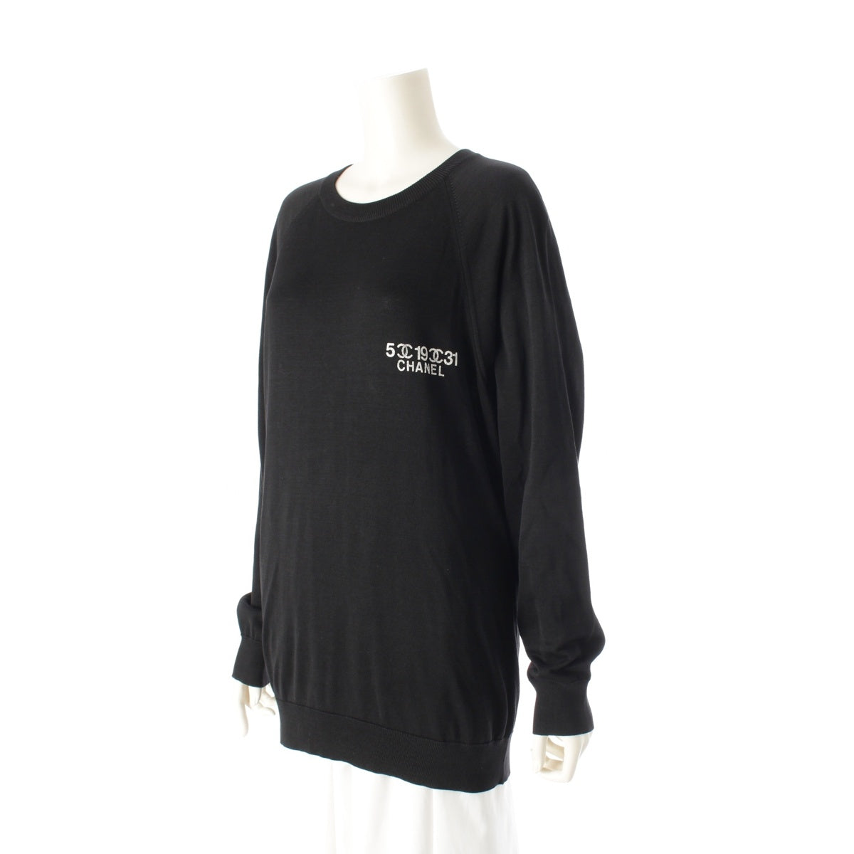 CHANEL knit knit black 42