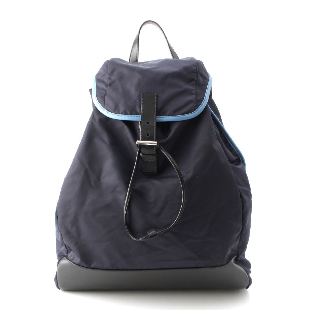 PRADA Nylon Triangle logo plaque backpack Backpack Daypack 2VZ008 Navy