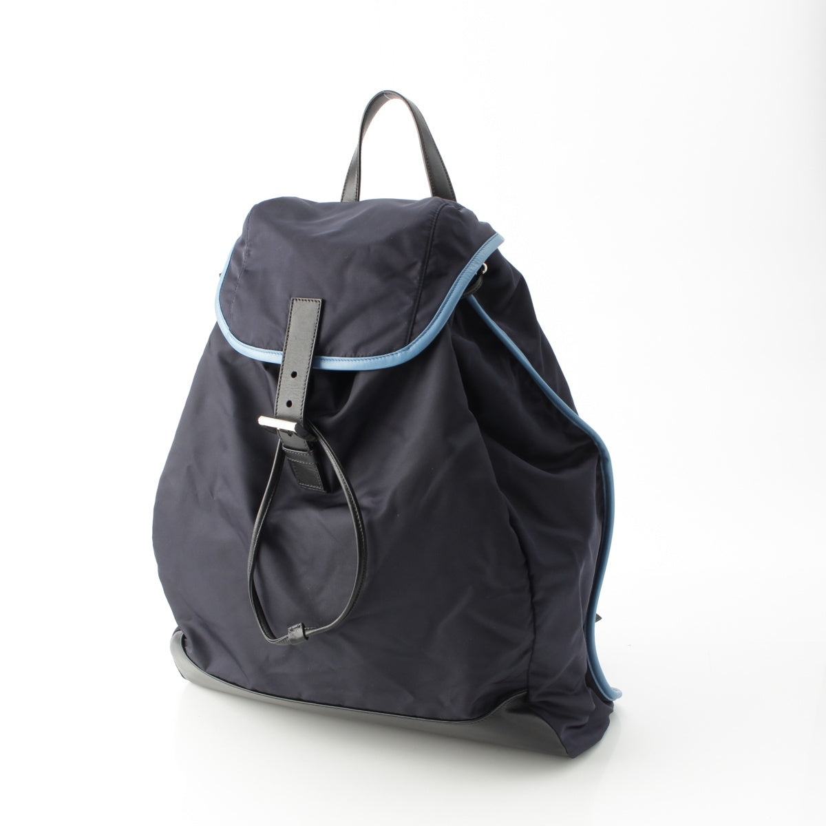 PRADA Nylon Triangle logo plaque backpack Backpack Daypack 2VZ008 Navy