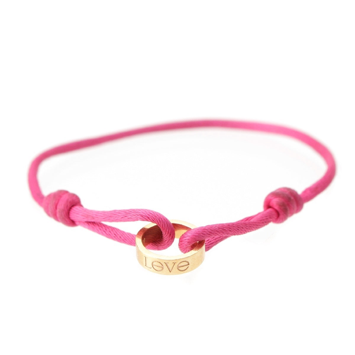 Cartier Confirmation Code CARTIER love code bracelet jewelry Au750 K18YG Gold pink