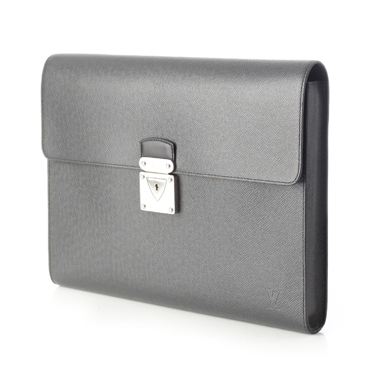 LOUIS VUITTON Taiga Minuto Document Case Clutch business bag M31062 black