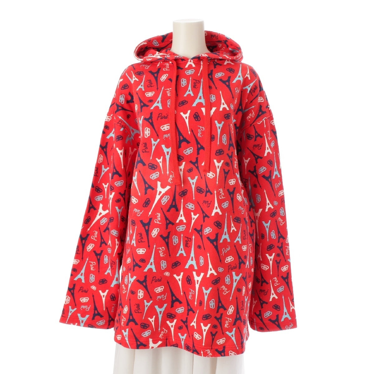 BALENCIAGA cotton Overall handle Parker 594576 Red