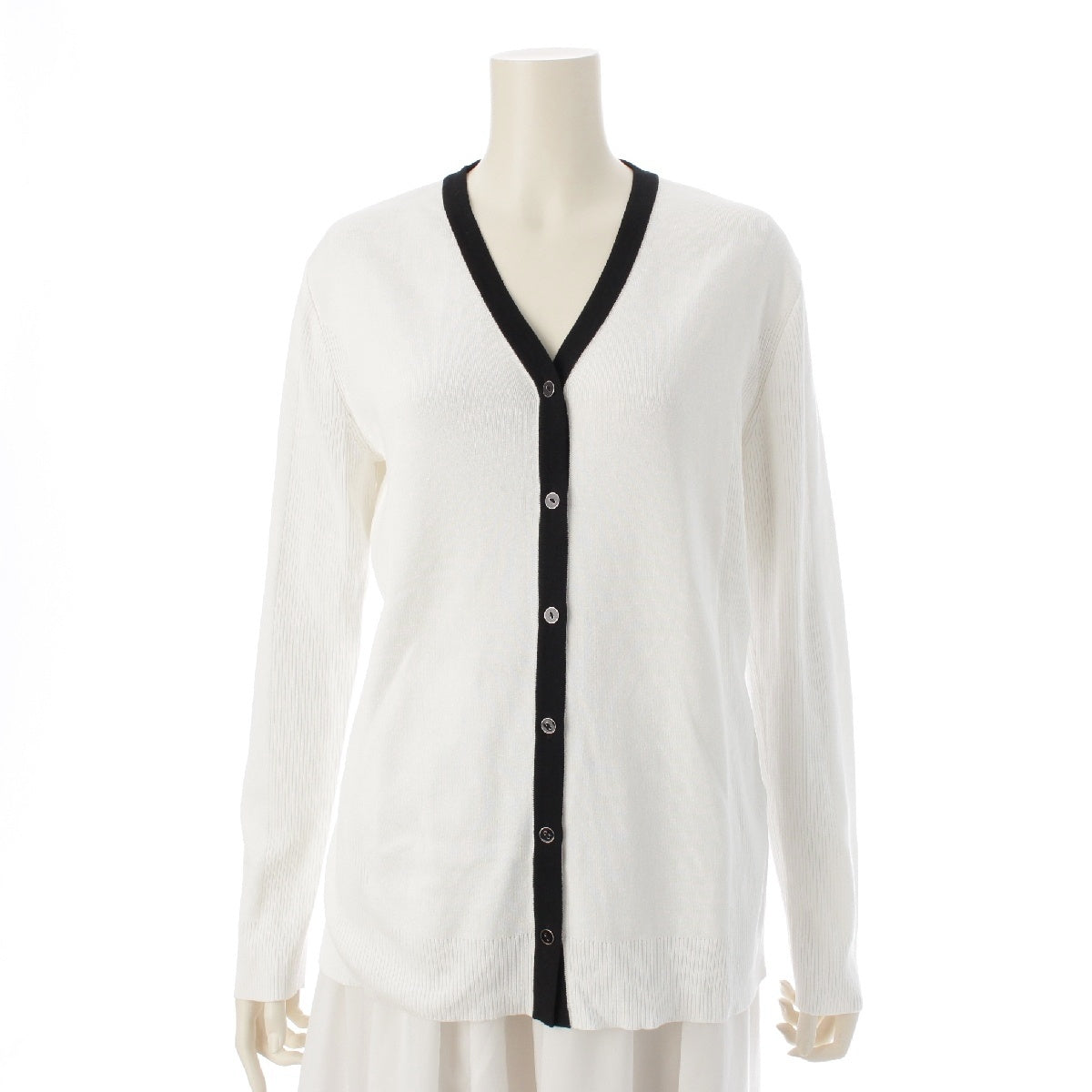 FOXEY Daphne cotton cardigan 44396 Royal White 42