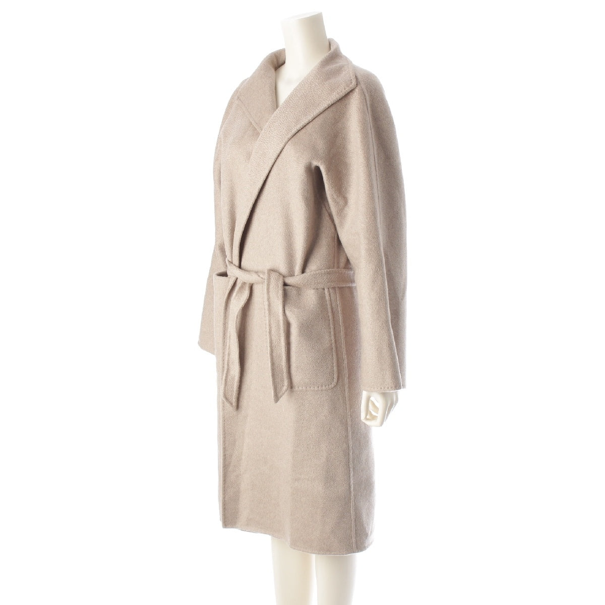 MAX MARA LILIA Cashmere belt coat outer 1016064106 beige 40