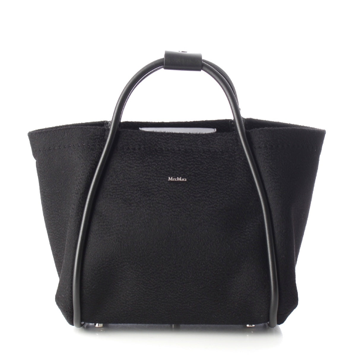 MAX MARA MARINWS Marine cashmere 2WAY Handbag black