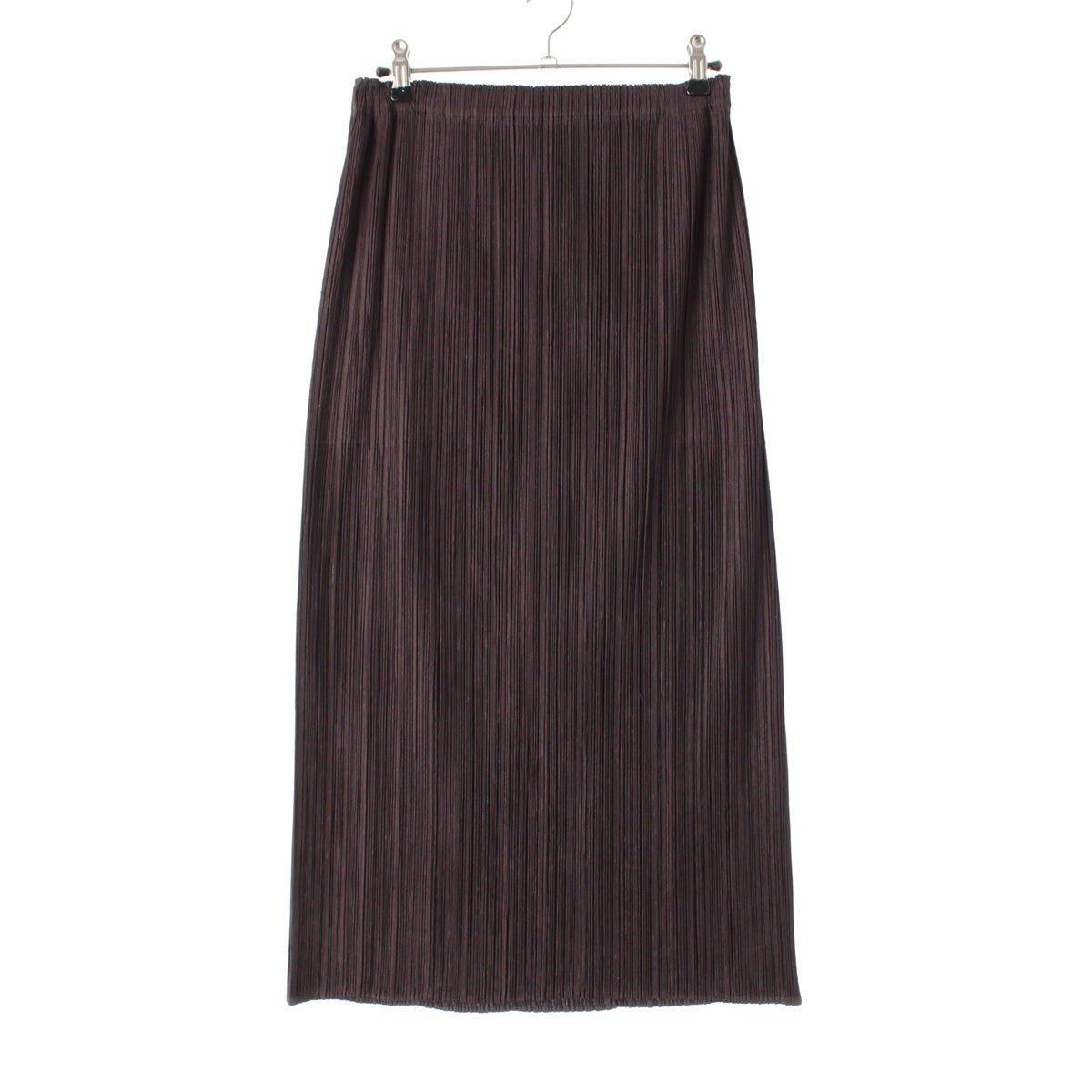 PLEATS PLEASE ISSEY  long skirt PP83-JG434 Brown 4
