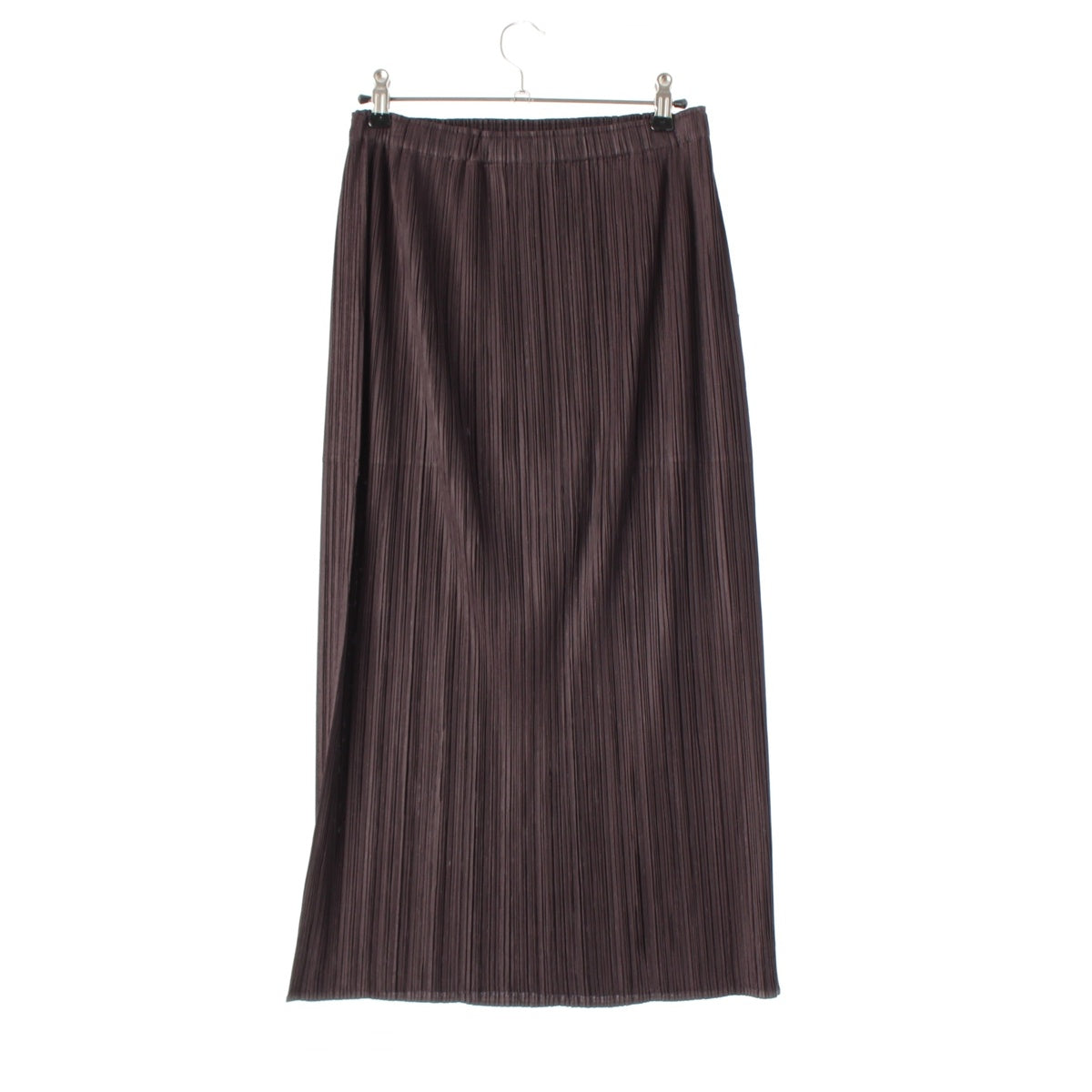 PLEATS PLEASE ISSEY  long skirt PP83-JG434 Brown 4