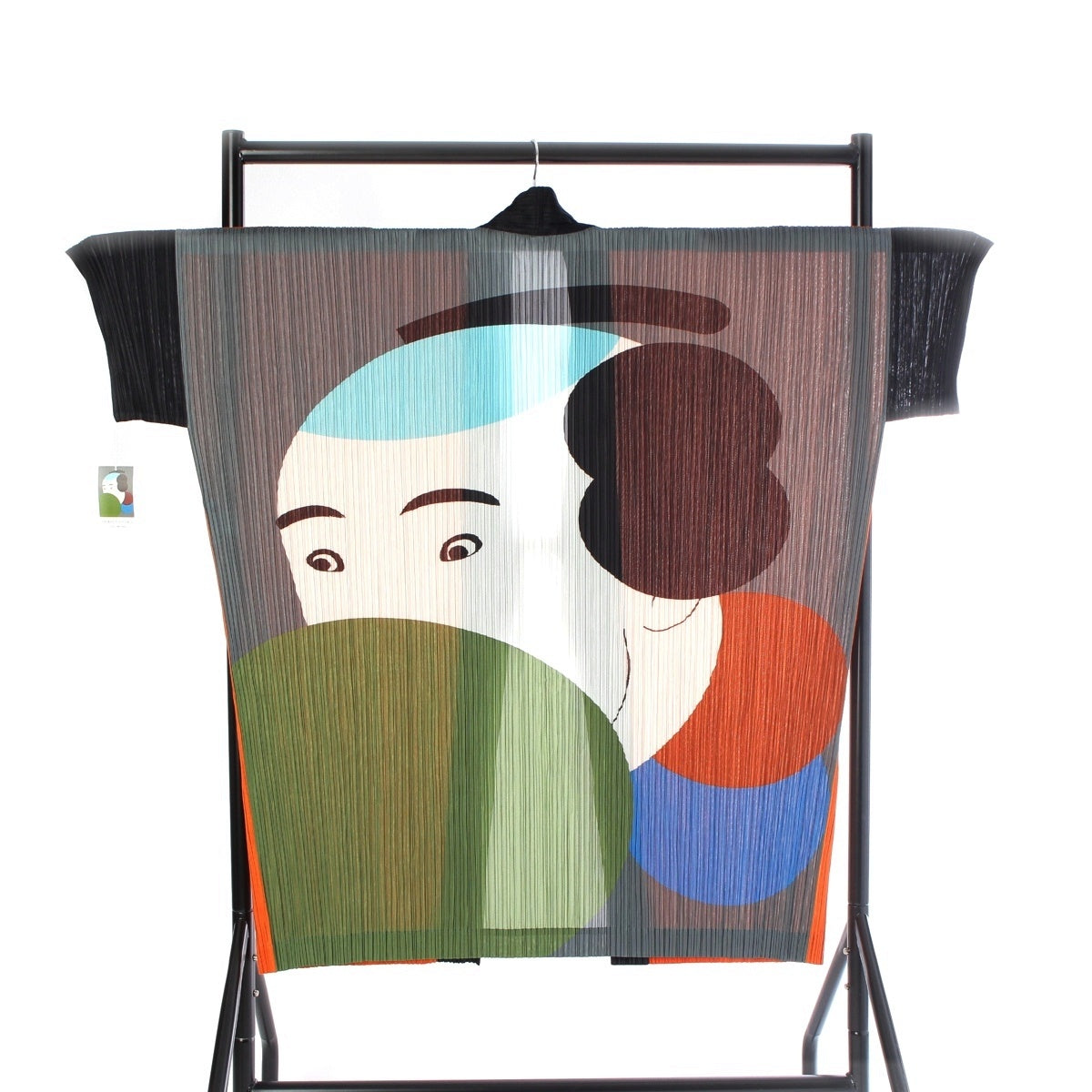 ISSEY MIYAKE Tanaka Ikko Sharaku Ukiyo-e Haori coat PP61-JA801 multicolor 3