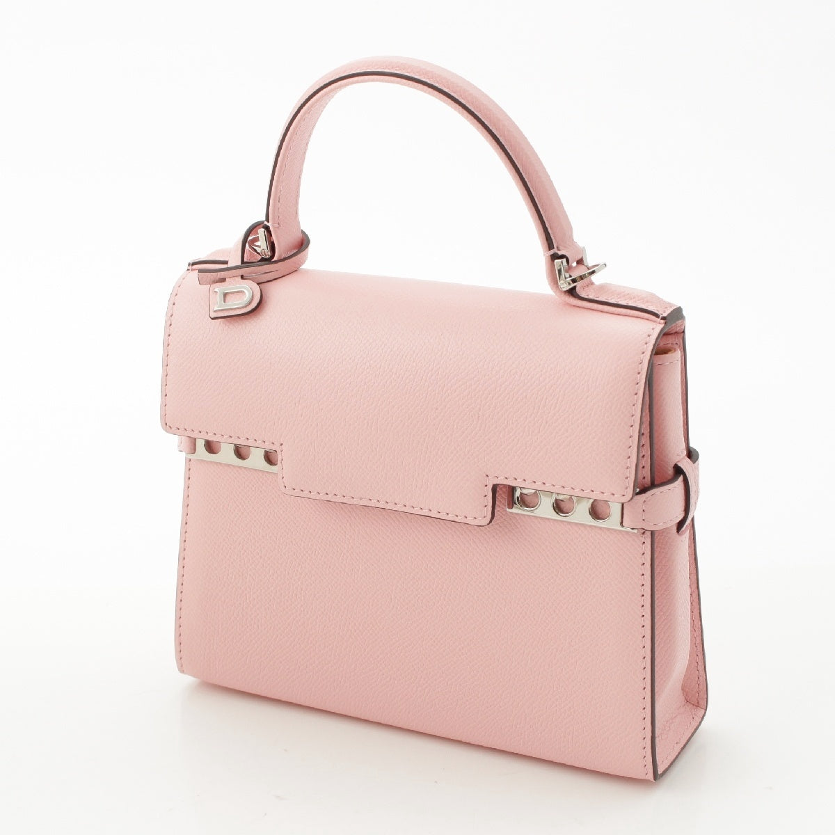 Delvaux Alpina Calf TAMPATE SMALL 2WAY SHOULDER Handbag Sakura Pink