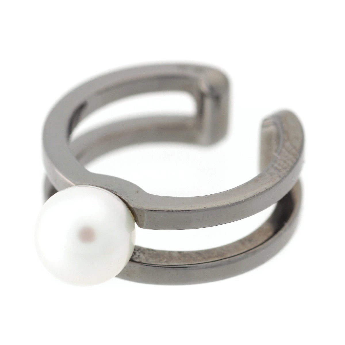 MIKIMOTO PASSIONOIR Pearl Ear Cuff 0.2" for One Ear Accessories Silver 2.8g