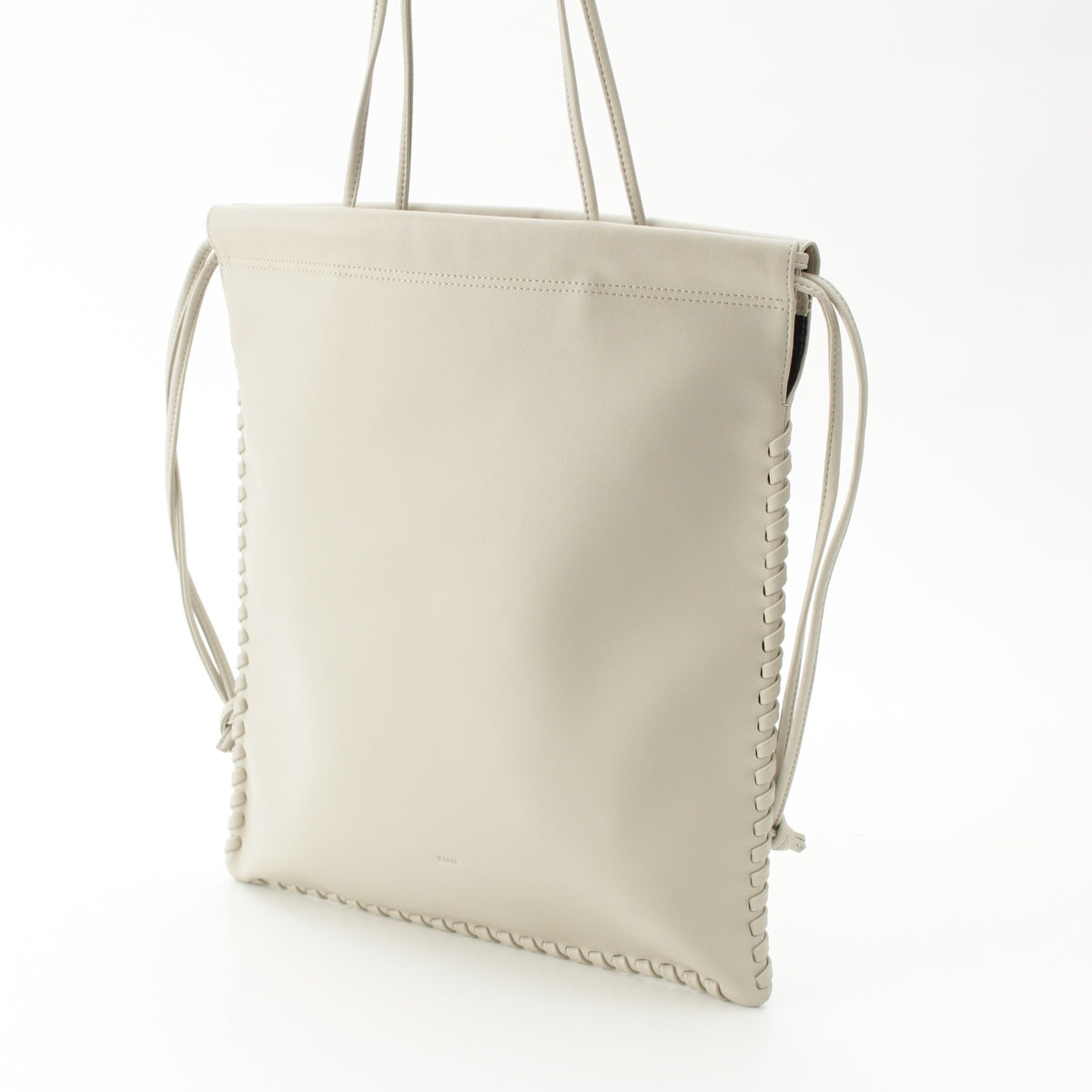 VASIC WELLS Drawstring Shoulder Bag Ivory