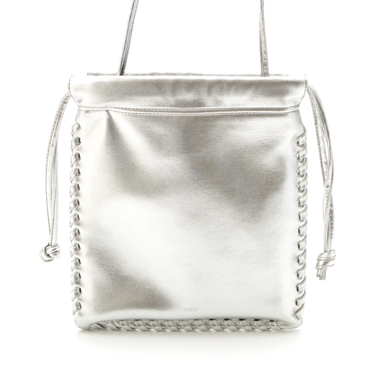 VASIC WELLS Wells Mini Mini Drawstring Shoulder Bag Silver