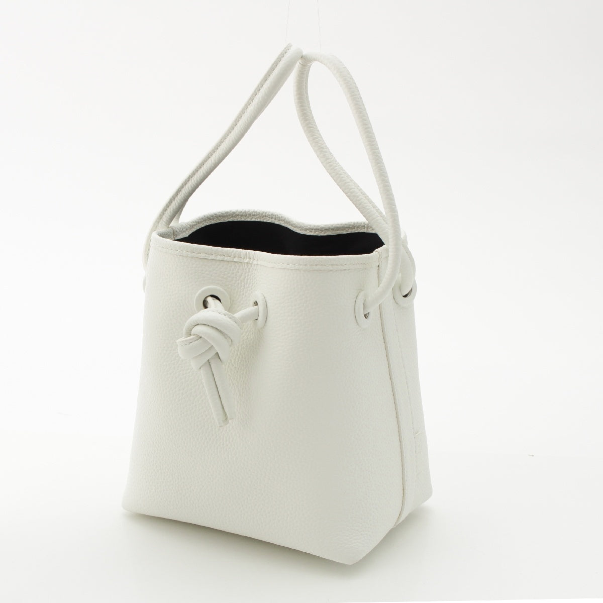 VASIC leather BOND Mini Handbag purse white