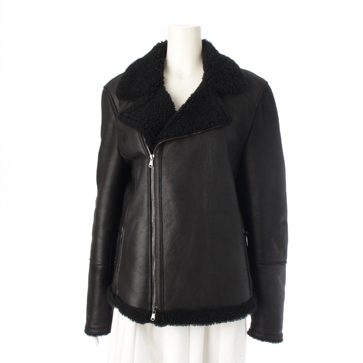 EMMETI Lamb Leather Mouton Riders jacket black 48