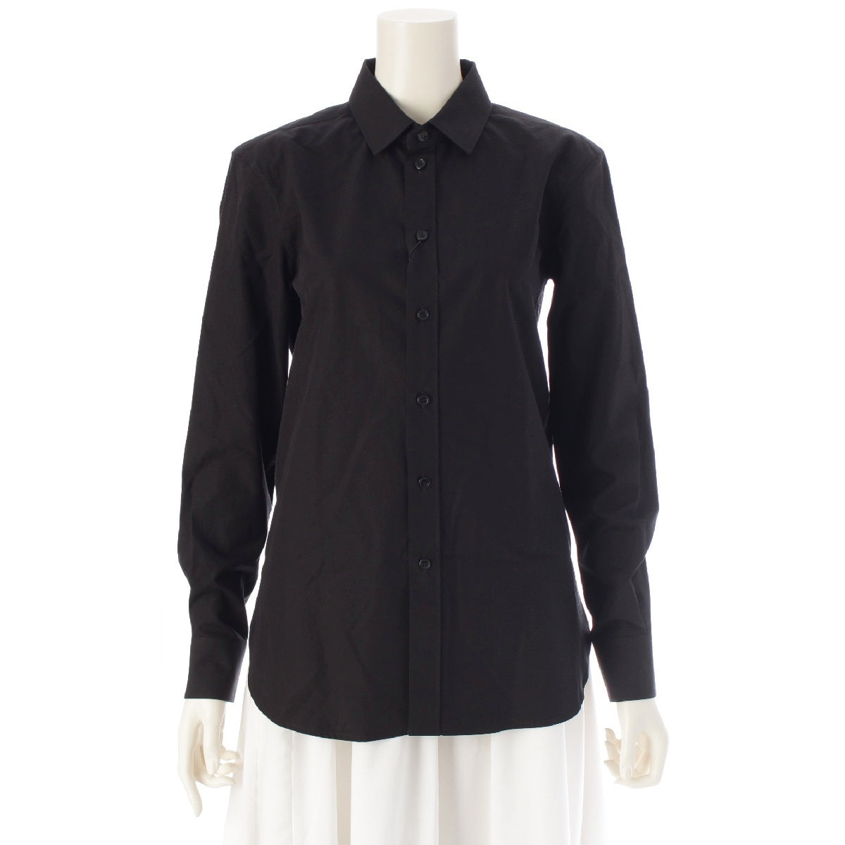 SAINT LAURENT cotton Men's Uniform Long sleeve shirt tops 636994 black 38