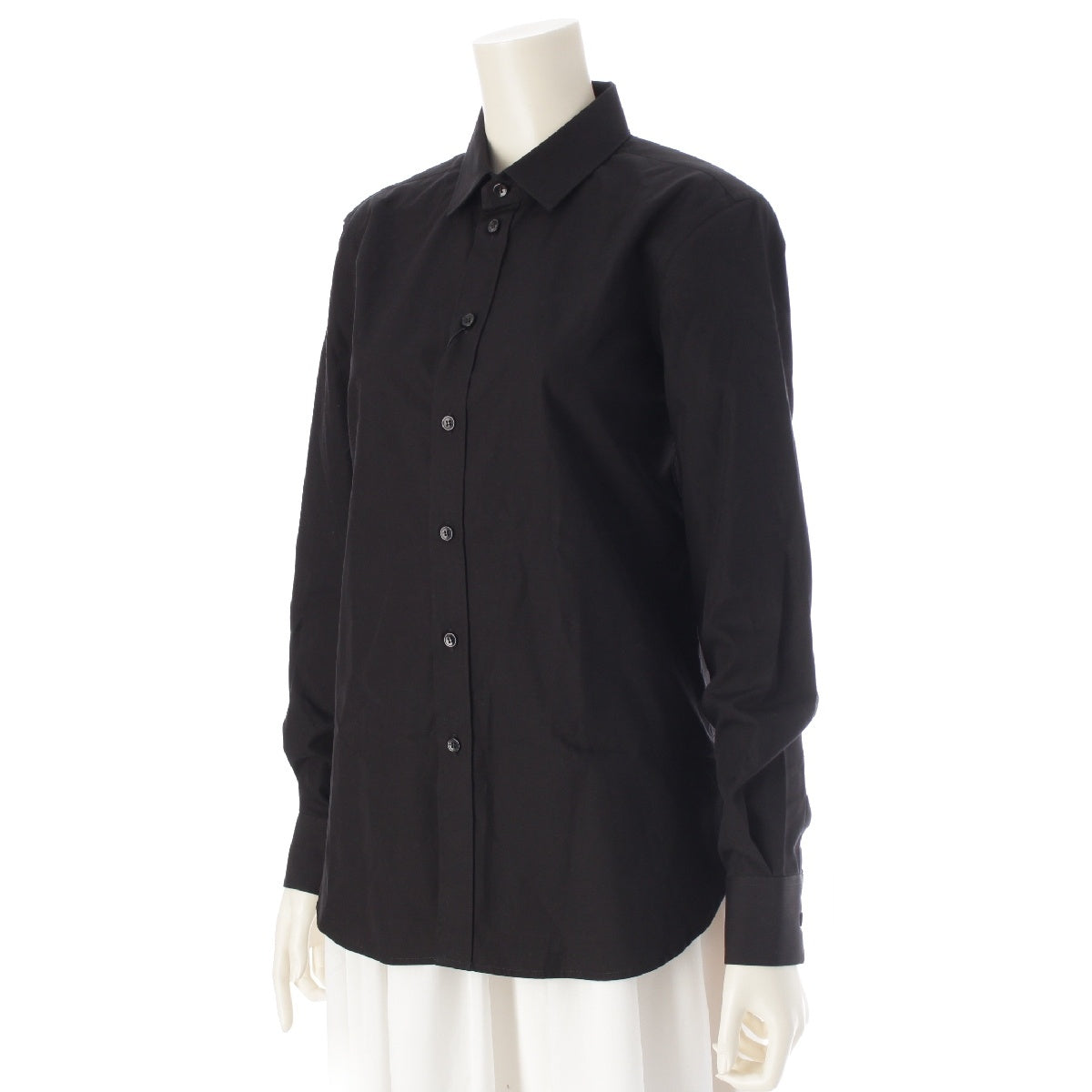 SAINT LAURENT cotton Men's Uniform Long sleeve shirt tops 636994 black 38