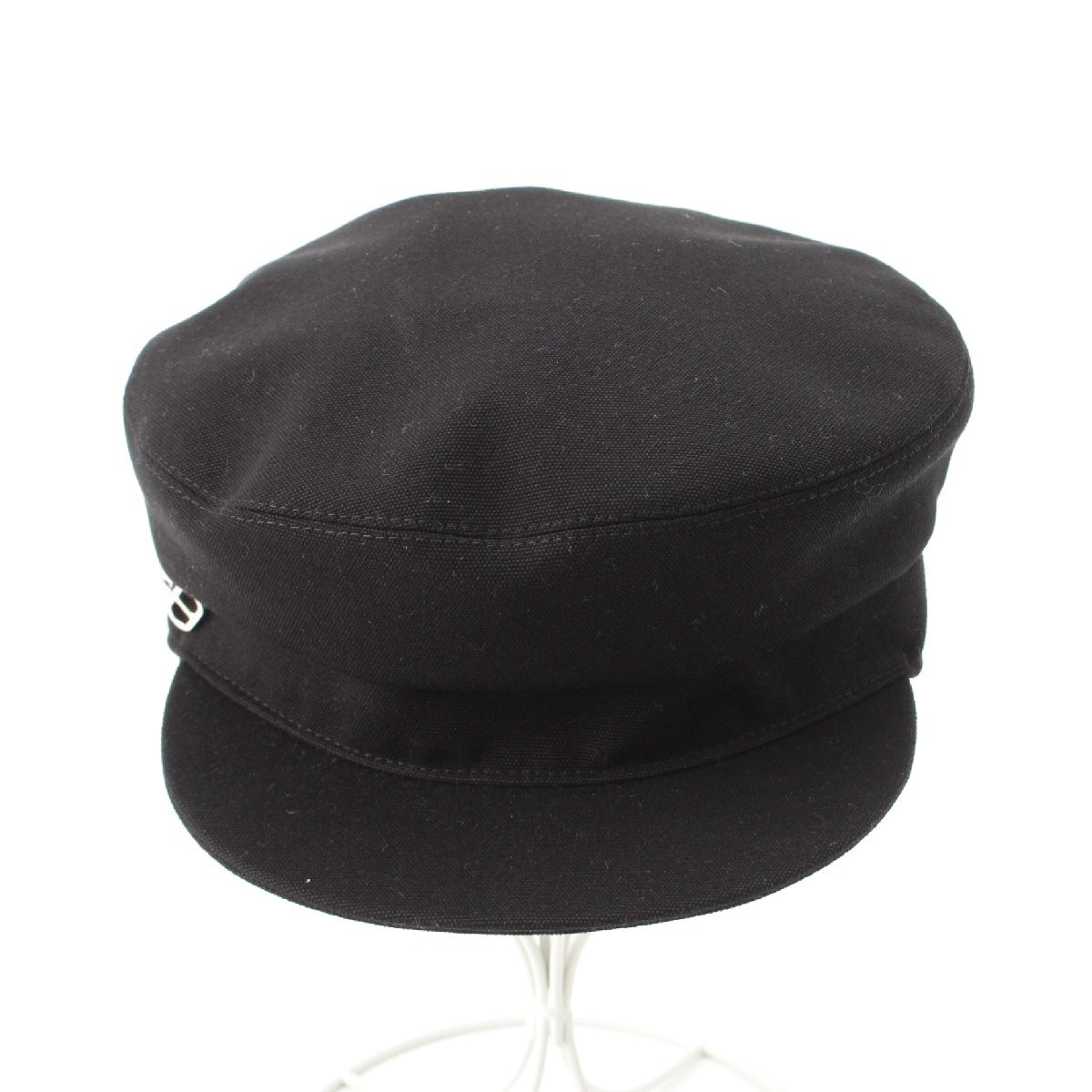 HERMES Davis H Serie Giulietta Seashell Casquette hat 241066N black 58