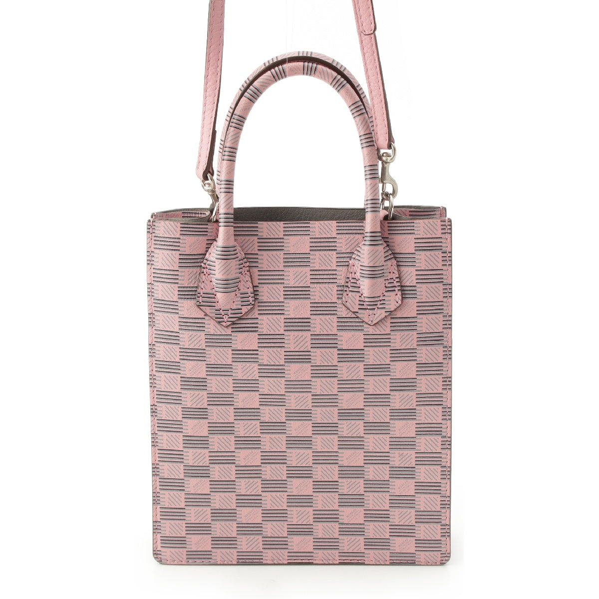 MOREAU PARIS Suite Junior leather Crossbody 2way Shoulder Tote Bag pink