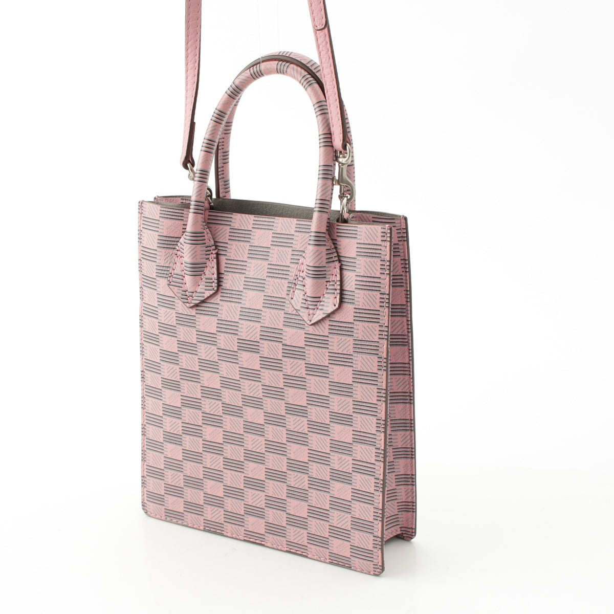 MOREAU PARIS Suite Junior leather Crossbody 2way Shoulder Tote Bag pink