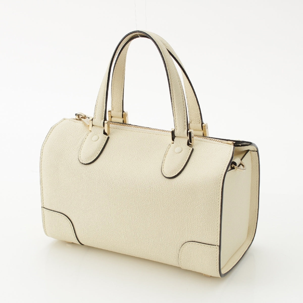 Valextra babila mini leather 2way Handbag Shoulder Crossbody white