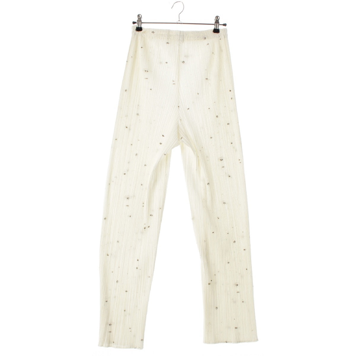 PLEATS PLEASE ISSEY GUEST ARTIST CAI GUO QIANG straight Pants Bottoms PP97-JF073 White brown 4