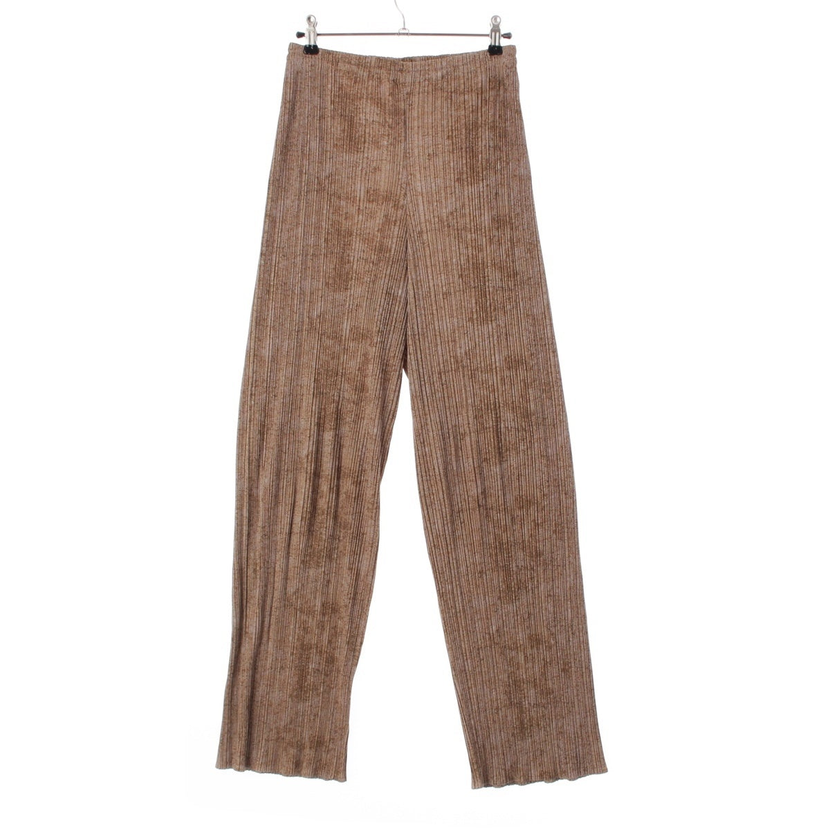 PLEATS PLEASE ISSEY Folk paintings Pants Bottoms Brown 4